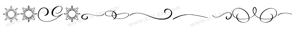 Ministry Script Swash HFF字体转换